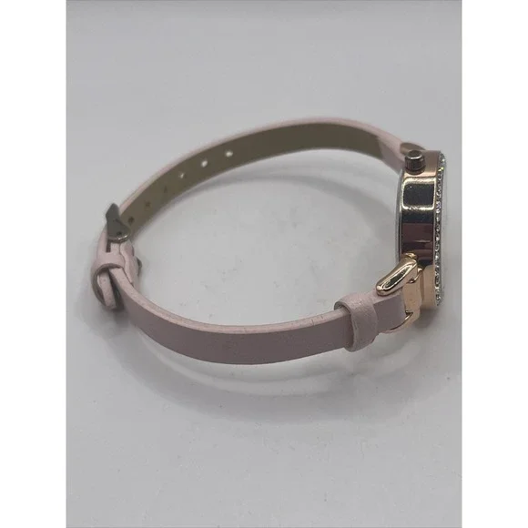 Charming Charlie Rose Gold Tone Quartz‎ Watch Pink Band- New Battery - Picture 7 of 7